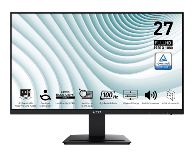 MSI 27 inča PRO MP273A FHD 1920x1080 IPS 100Hz business monitor  second image