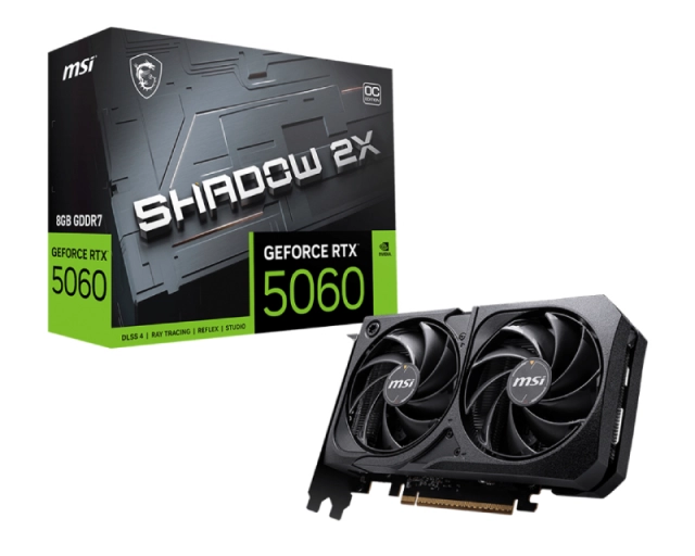 MSI GeForce RTX 5060 8G SHADOW 2X OC grafička karta second image