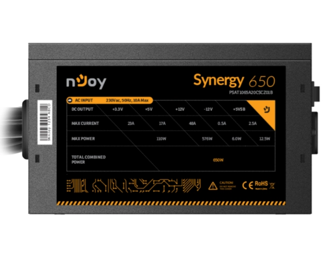 NJOY Synergy 650 650W napajanje BULK (PSAT1065A20CSCZ01B) 