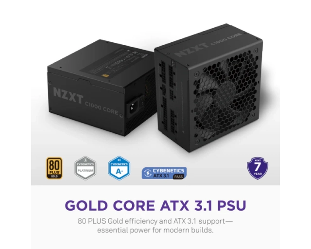 NZXT C1000 Gold 1000W (PA-0G3BB-EU) napajanje  second image