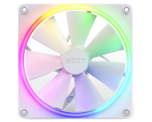 NZXT F140 RGB 140mm ventilator beli (RF-R14SF-W1)  second image