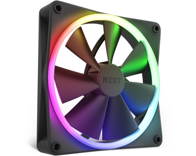 NZXT F140 RGB 140mm ventilator crni (RF-R14SF-B1)  second image