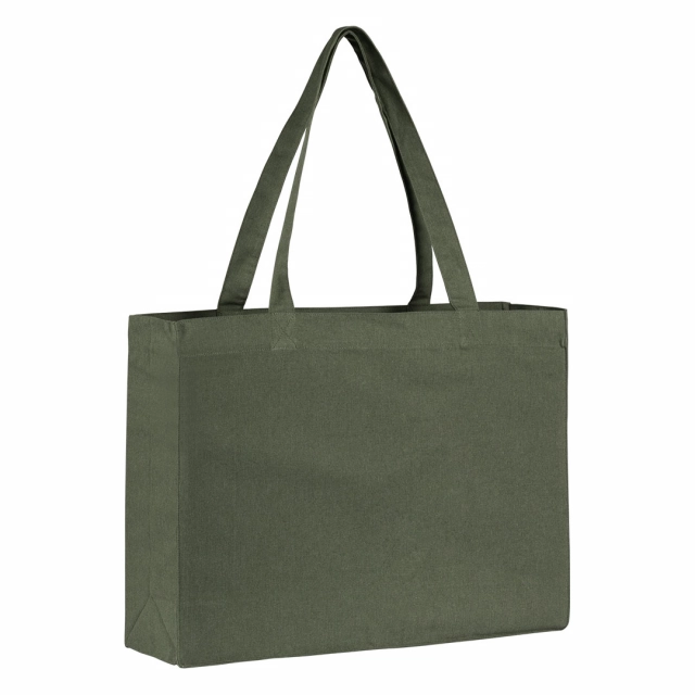 OLIVE, torba od recikliranog pamuka, 300 g/m2, maslinasta