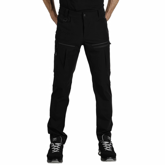 PANTHER PANTS S, servisne radne pantalone sa elastinom, crna 58