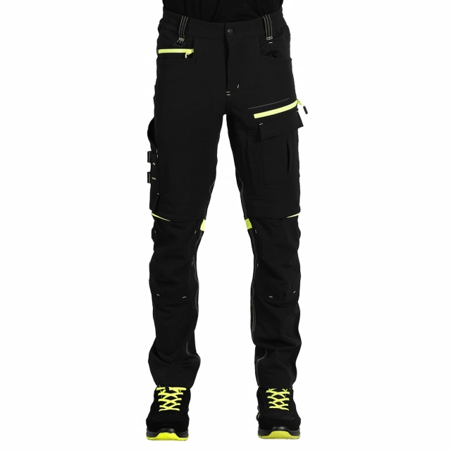 PANTHER PANTS W, radne pantalone sa elastinom, neon žuta 58