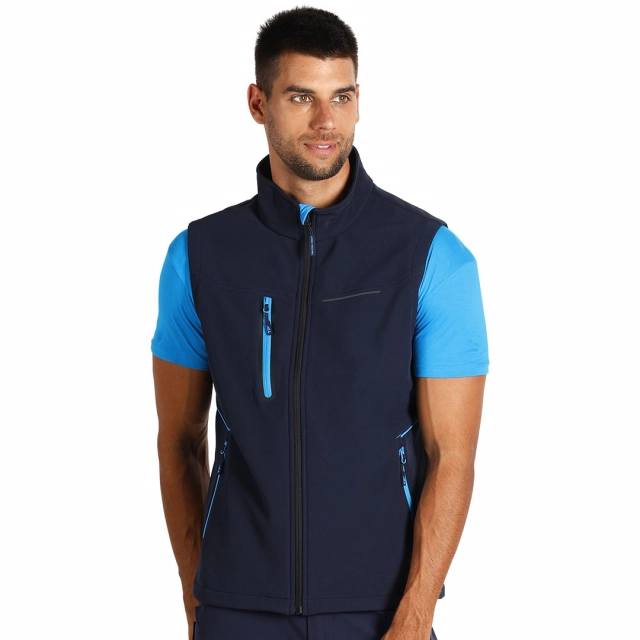PANTHER VEST, softshell prsluk, plavi S