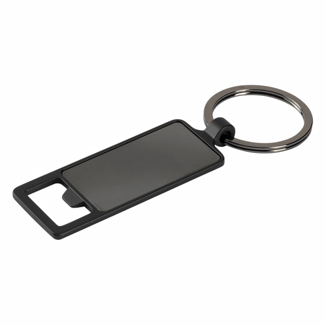 PILLAR OPENER, privezak za ključeve sa otvaračem za flaše, tamno metalni