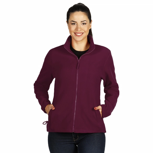 POLARIS LADY, ženska dukserica od brušenog polara, 280 g/m2, bordo S