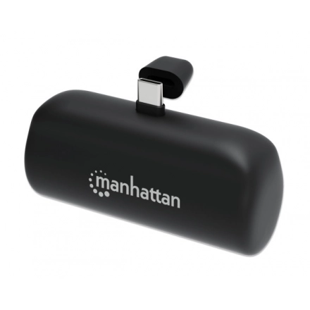 Powerbank Manhattan 1026336 5000mAh 10W/Black/USB-C