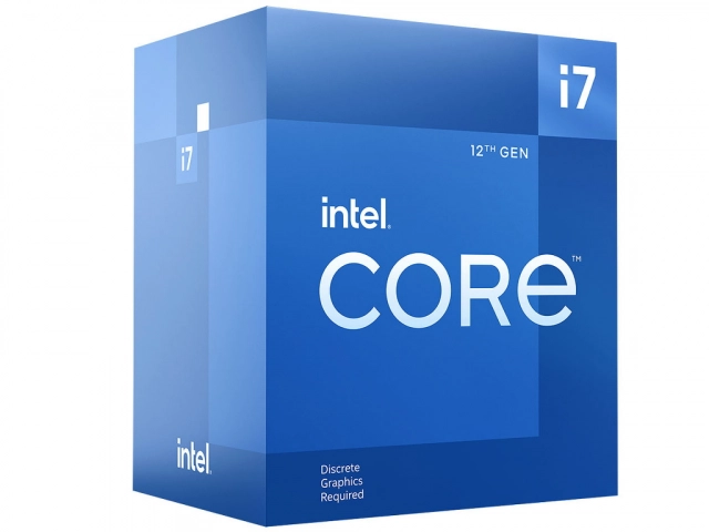 Procesor INTEL Core i7 i7-12700F 12C/20T/2.1GHz/25MB/65W/14nm/Alder Lake/LGA1700/BOX