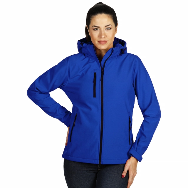 PROTECT WOMEN, ženska softshell jakna sa skidajućom kapuljačom, rojal plava L