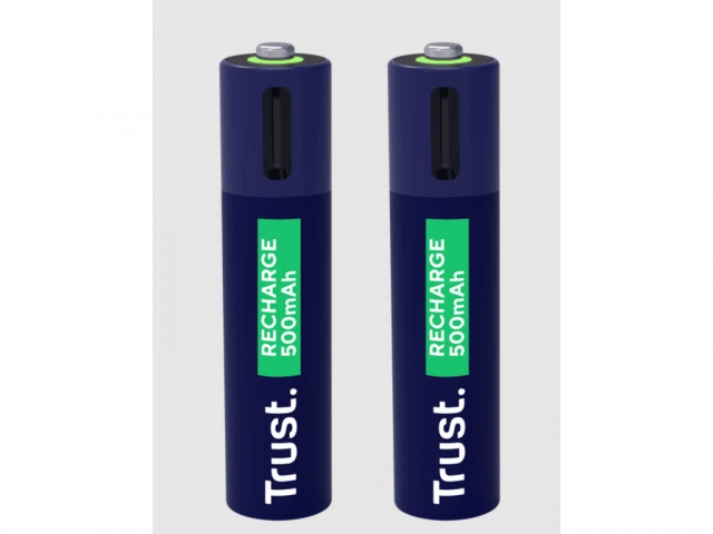 Punjive baterija TRUST USB-C  2P - AAA/2 kom/ crna