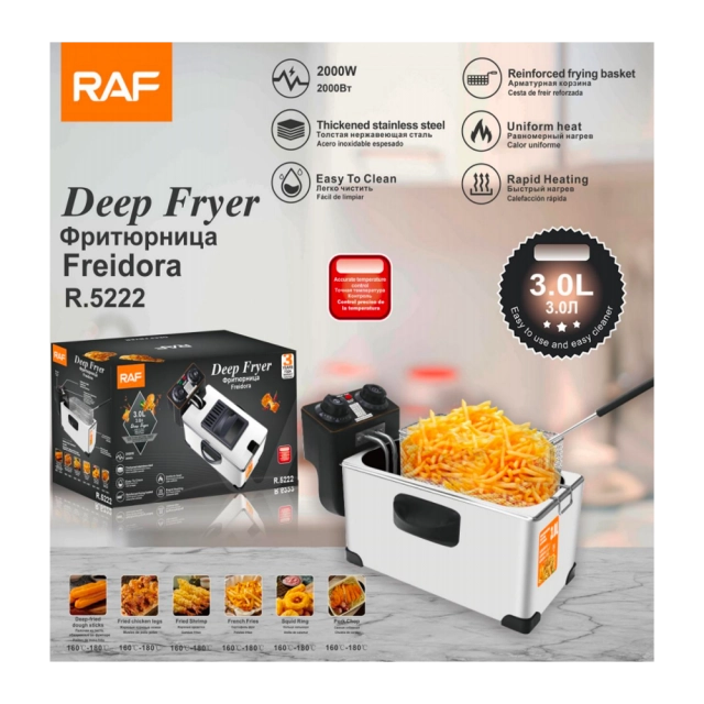 RAF R.5222 FRITEZA 2000W