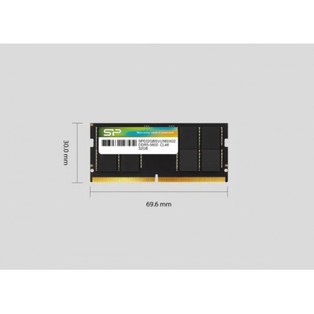 RAM SODIMM DDR5 16GB 5600MHz SiliconPower SP016GBSVU560F02