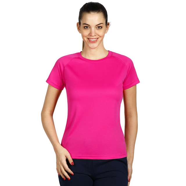 RECORD LADY, ženska sportska majica sa raglan rukavima, 130 g/m2, ciklama XL