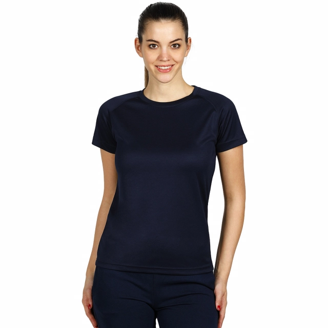RECORD LADY, ženska sportska majica sa raglan rukavima, 130 g/m2, plava L