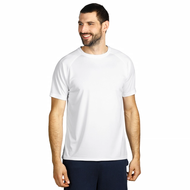 RECORD, sportska majica sa raglan rukavima, 130 g/m2, bela L