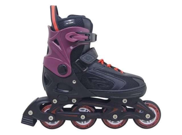Roler xs (29-32) crno ljubičasta alu abec5 pu točkići