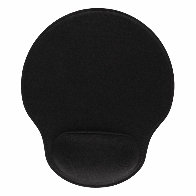 ROUND PAD, podloga za kompjuterskog miša, crna