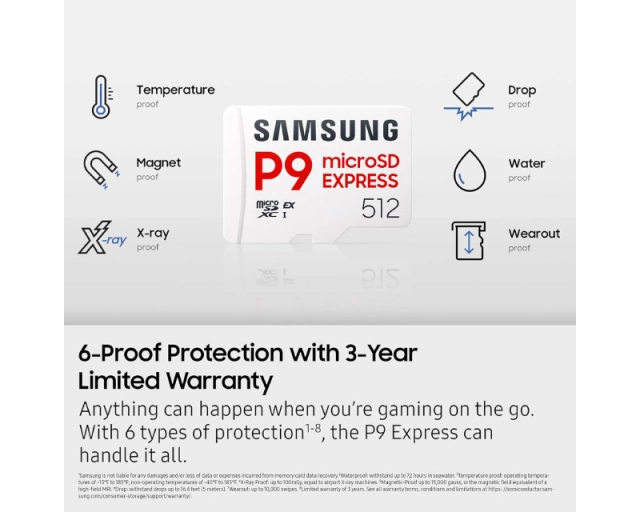 SAMSUNG Memorijska kartica P9 Express MicroSDXC Card 256GB MB-MK256T  second image