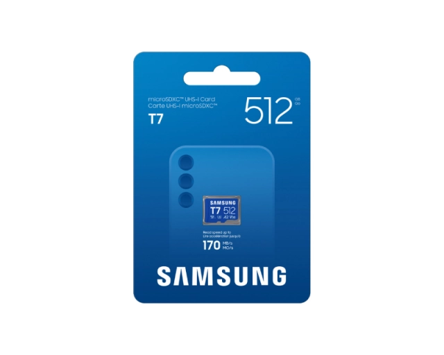SAMSUNG T7 Memorijska kartica microSDXC UHS-I U3 V30 A2 512GB MB-MB512T  second image