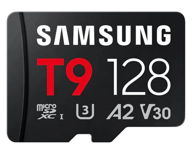 SAMSUNG T9 Memorijska kartica microSDXC UHS-I U3 V30 A2 128GB MB-MH128T 