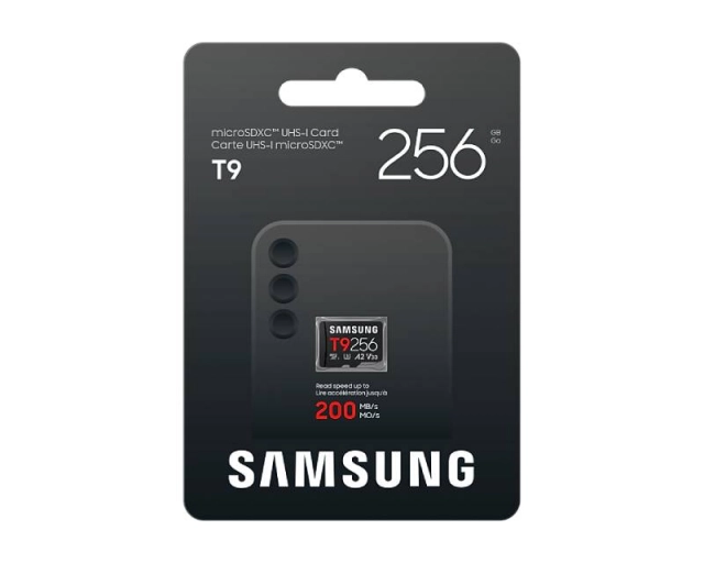 SAMSUNG T9 Memorijska kartica microSDXC UHS-I U3 V30 A2 256GB MB-MH256T  second image