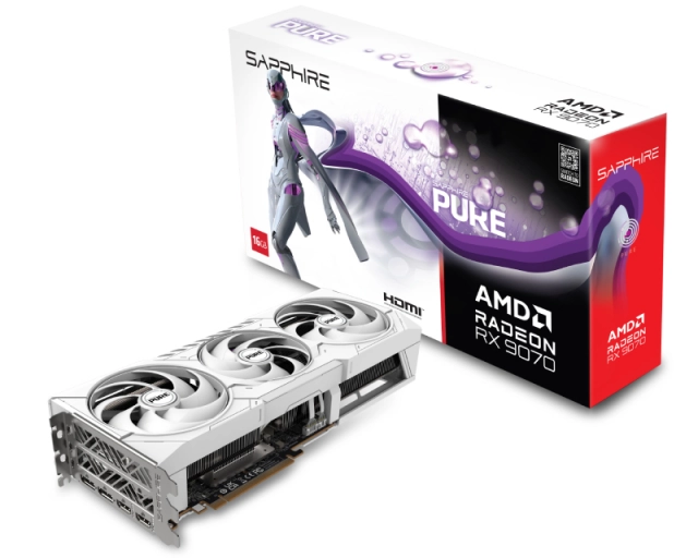 SAPPHIRE AMD Radeon RX 9070 16GB 256bit PURE RX 9070 GAMING OC 16GB (11349-02-20G) grafička karta second image
