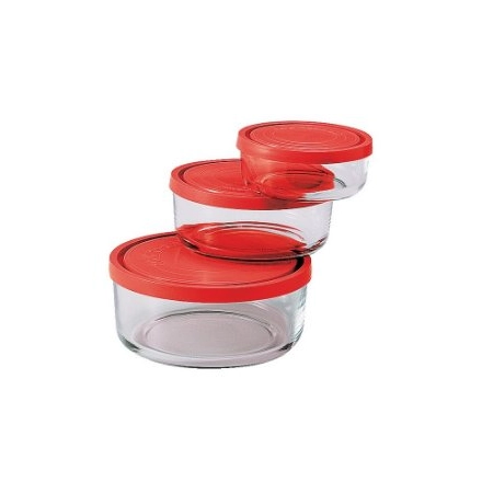 Set staklenih posuda BORMIOLI Gelo 3/1  226017