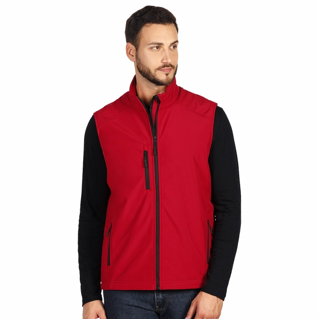 SKIPPER VEST, softshell prsluk, crveni L