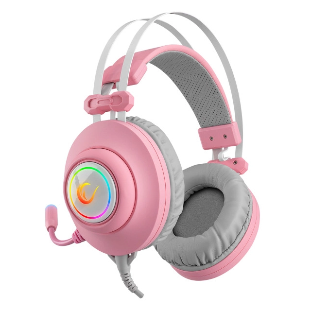 Slušalice sa mikrofonom Rampage RM-K1 PULSAR 7.1 USB + 3.5mm roze second image