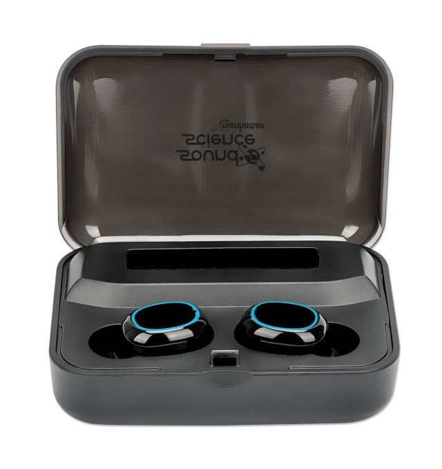 Slušalice TWS Manhattan 180382 Bluetooth 5.0 crne second image
