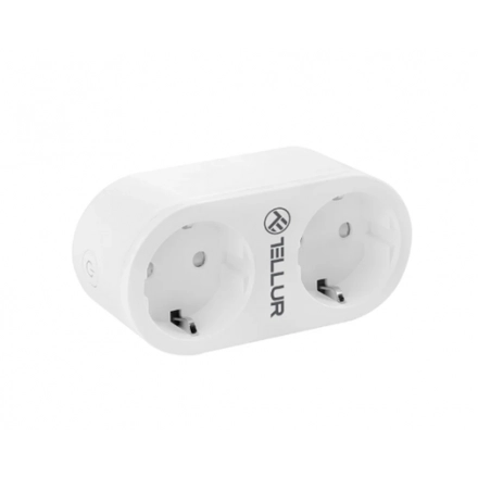 SMART WIFI UTICNICA TELLUR AC DUPLA PRIKAZ POTROŠNJE 16A 2400W