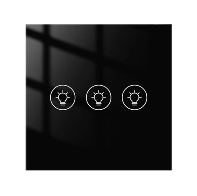 SMART ZIGBEE MOES DIMER PREKIDAC EU SA TRI PREKIDACA SIVI ZS-SR-EUD3-GY-MS