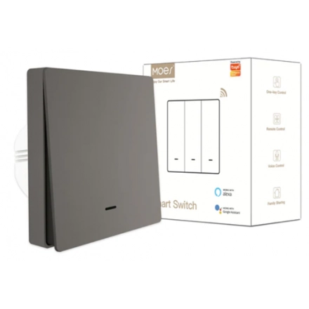 SMART ZIGBEE MOES PAMETNI PREKIDAC EU SIVI ZS-B-EU1-GY-MS