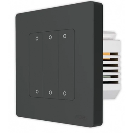 SMART ZIGBEE MOES PREKIDAC EU SA 3 PREKIDACA SIVI ZS-SR-EU3-GY-MS