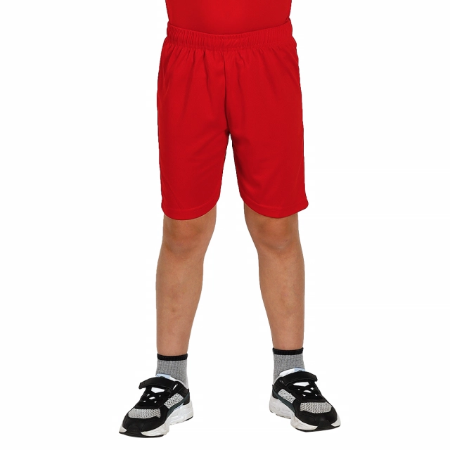 SPORTY KIDS, dečji sportski šorts, 140 g/m2, crveni 04