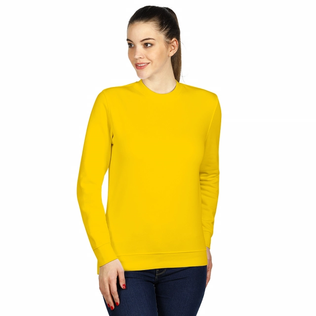 SPRING, dukserica, okrugli izrez, 280 g/m2, žuta 3XL