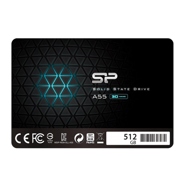 SSD 2.5" SATA SiliconPower A55 512GB, SP512GBSS3A55S25