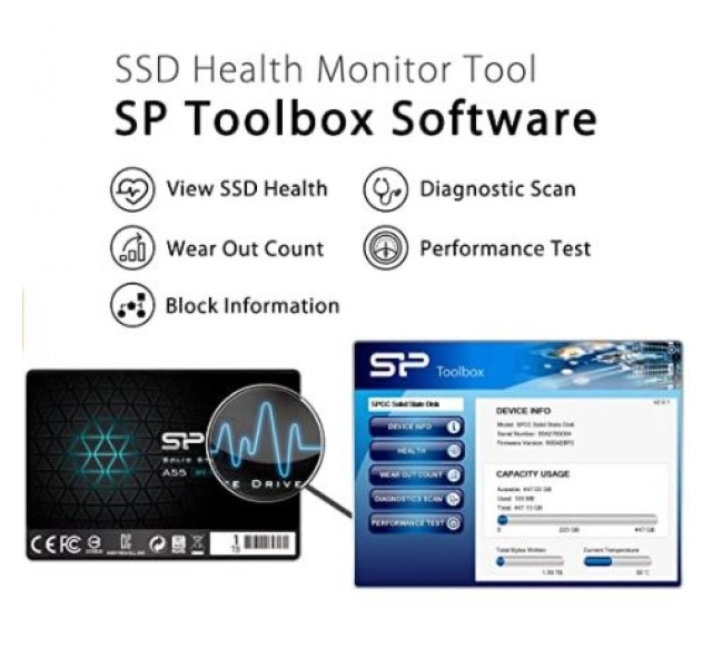 SSD Silicon Power 1TB Ace A55 2,5" SATA3 SP001TBSS3A55S25 second image