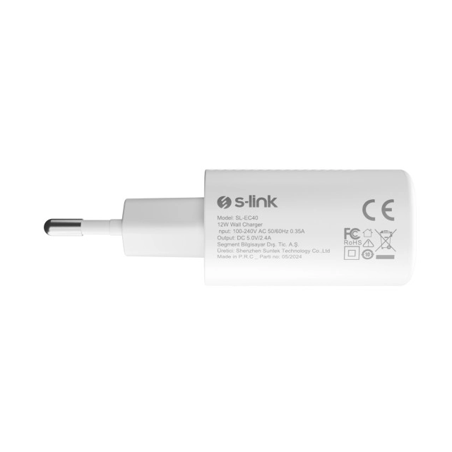 Struni adapter S-link SL-EC40 5V/12W 2400MA Beli