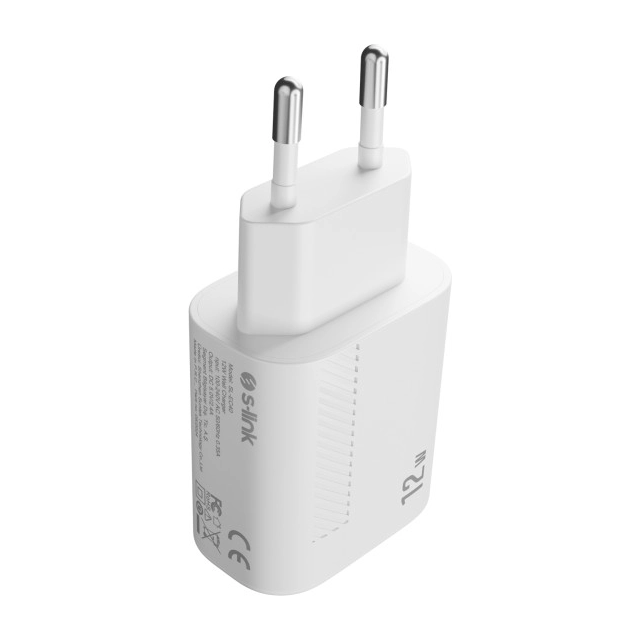 Struni adapter S-link SL-EC40 5V/12W 2400MA Beli second image