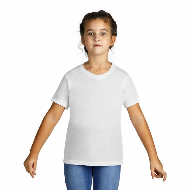 SUBLI KID, dečja majica predviđena za sublimaciju, 160 g/m2, bela 12