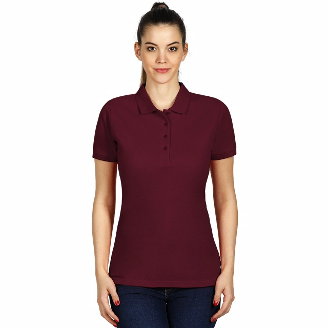 SUNNY, ženska polo majica, 180 g/m2, bordo L