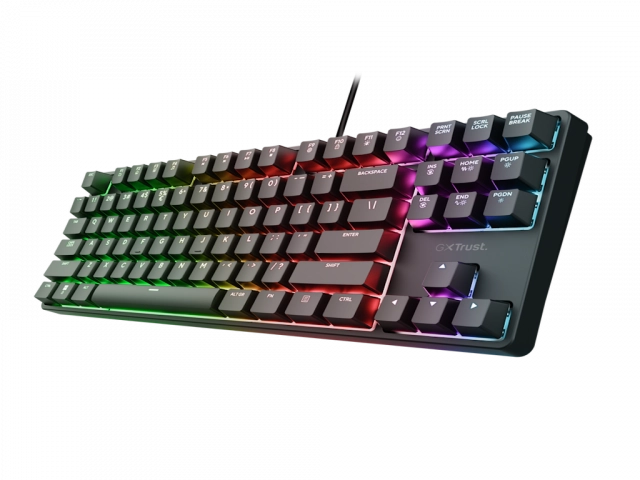 Tastatura TRUST  GXT864 CADA TKL GAMING KEYBOARD US