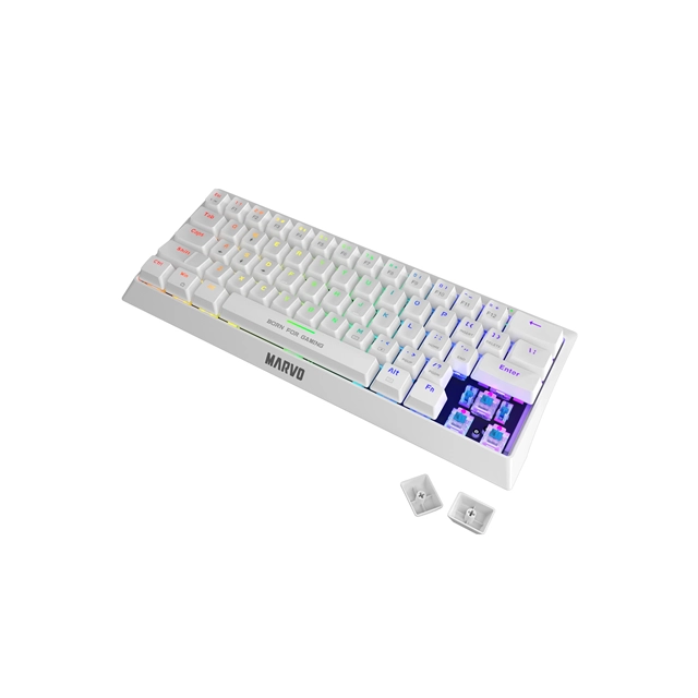 TASTATURA USB MARVO KG962 WHITE B GAMING