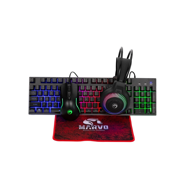 TASTATURA+MIS+SLUSALICE+PODLOGA MARVO LOOT 40 CM416