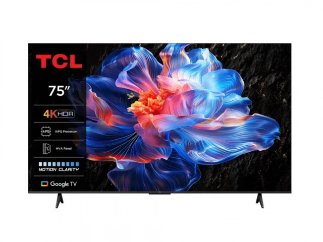 Televizor TCL 75P6K/DLED/75"/4K UHD/60Hz/Google TV/crna