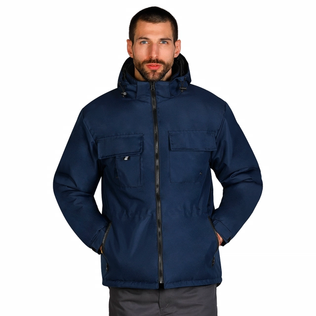 TEN JACKET, radna jakna sa kapuljačom, plava L