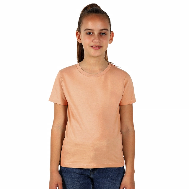 TERRA KID, dečja majica od organskog češljanog pamuka, 150g/m2, koralna 06